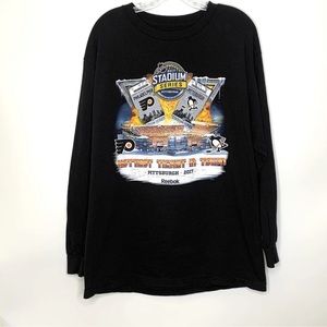 Reebok NHL Men’s Shirt Long Sleeve Size Large Stadium Series 2017